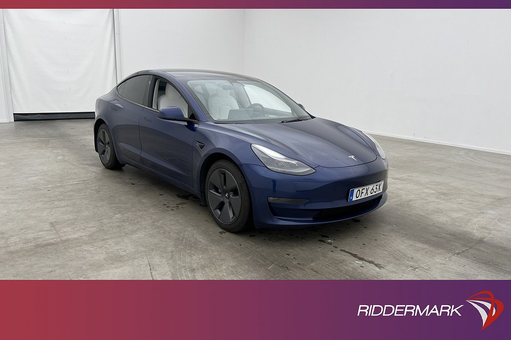 Tesla Model 3 Long Range AWD Ljus-interiör Dragkrok MOMS