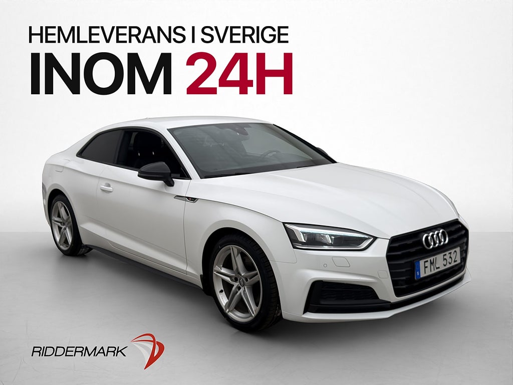 Audi A5 2.0 TFSI 190hk S Line Sensorer AC Farthållare
