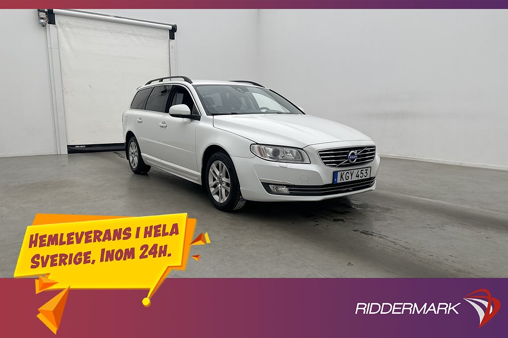Volvo V70 D4 AWD Momentum VOC Värmare Navi Drag Kamrem-Bytt