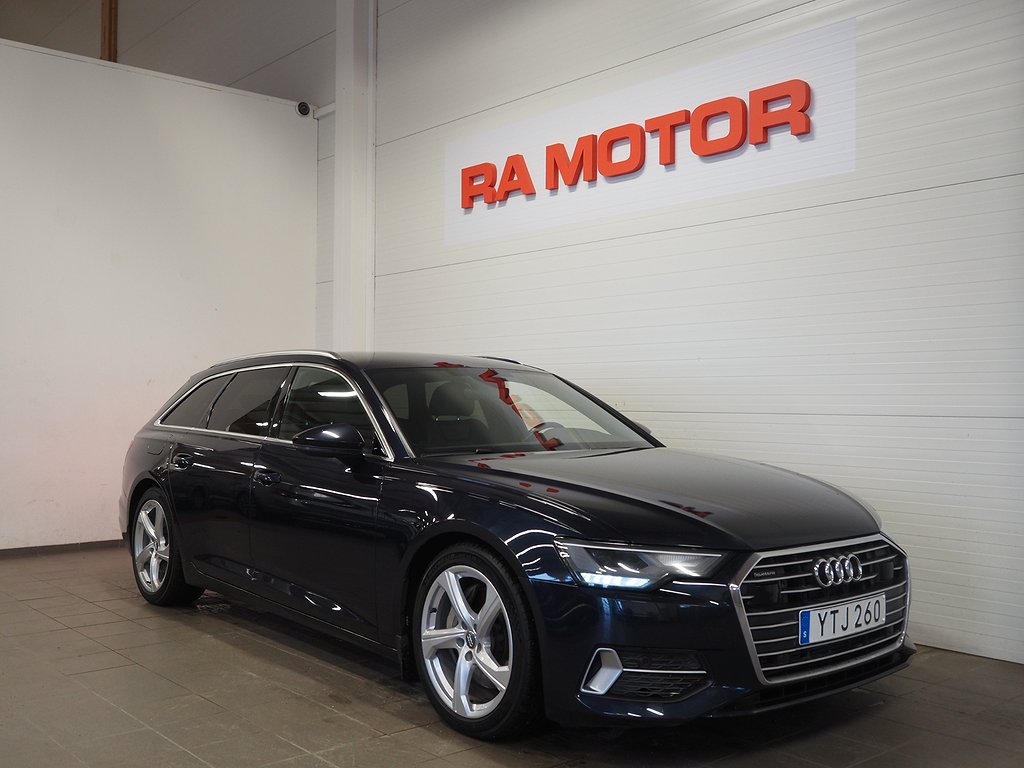 Audi A6 Avant 45 TDI 231hk Q S-line |Drag |D-värm|Cockpit| 2019