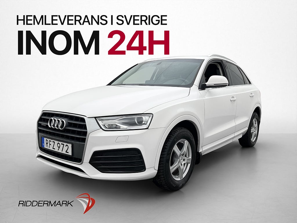 Audi Q3 2.0 TDI 150hk Quattro Sportstolar Keyless P-Sensorer