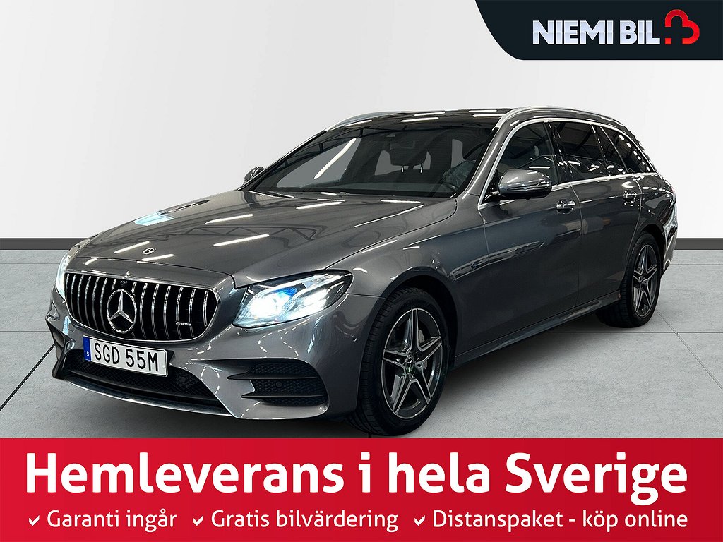 Mercedes-Benz E 300 de T AMG LineS&V-hjul/Burmester/360/Pano