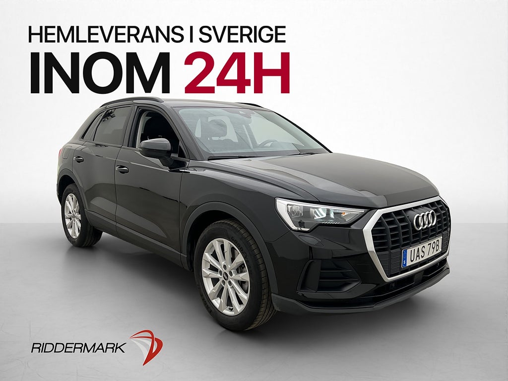 Audi Q3 45 TFSI e 245hk Proline Cockpit P-Sensorer CarPlay