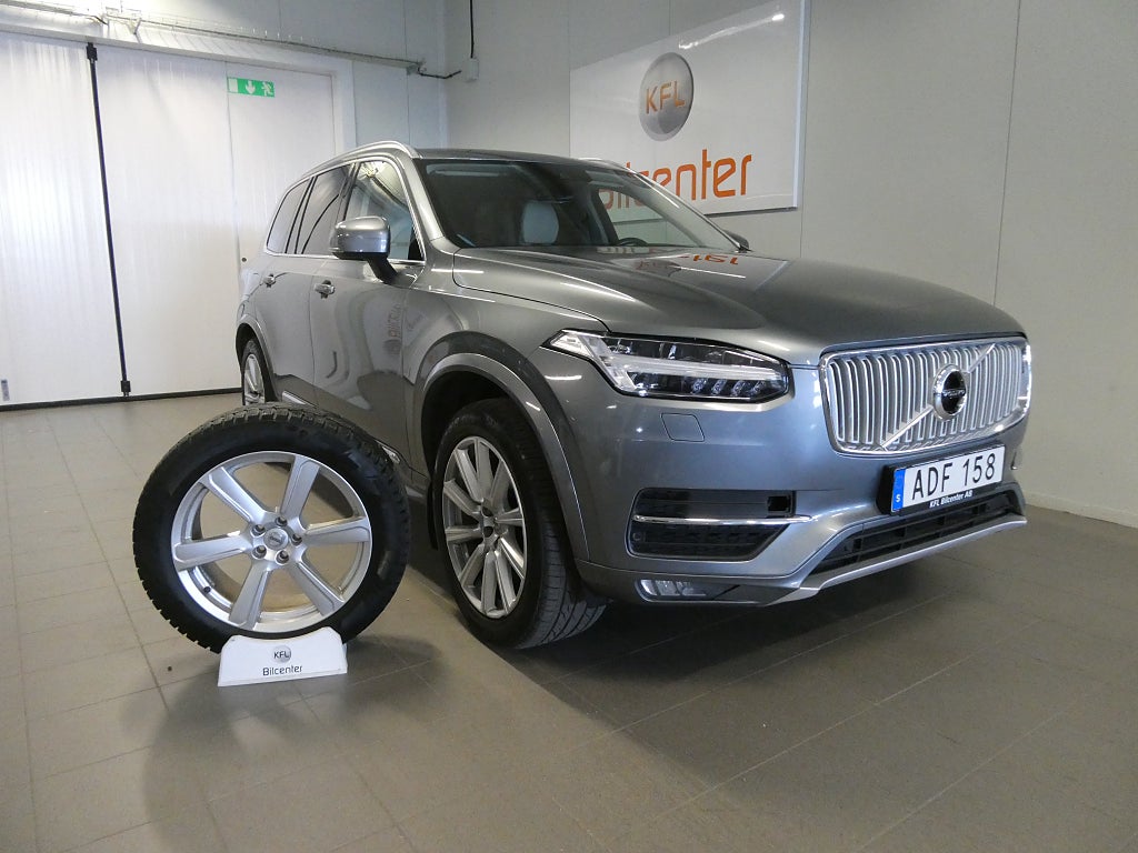 Volvo XC90 D5 AWD Inscription 7-Sits-Kamera-VOC-Värmare-Drag-Sov