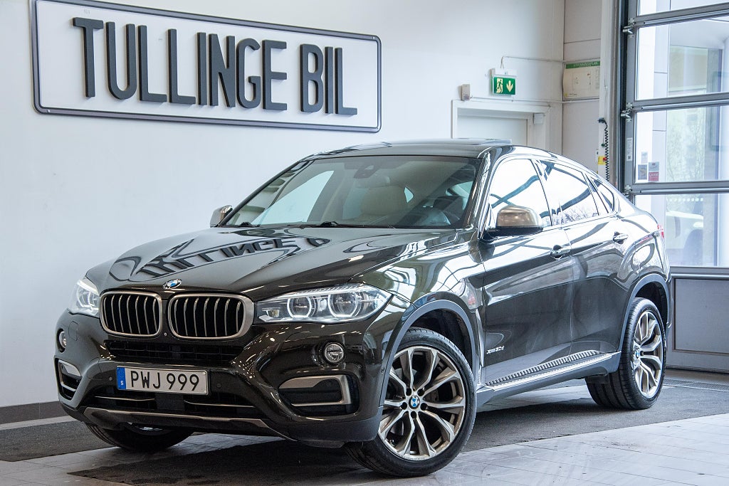 BMW X6 xDrive30d 258HK Taklucka H/K HuD Läder Värm Drag  20" 