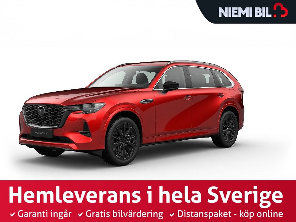 Mazda CX-80 PHEV AWD 7-sits/10 Års Garanti/60km elräckvidd