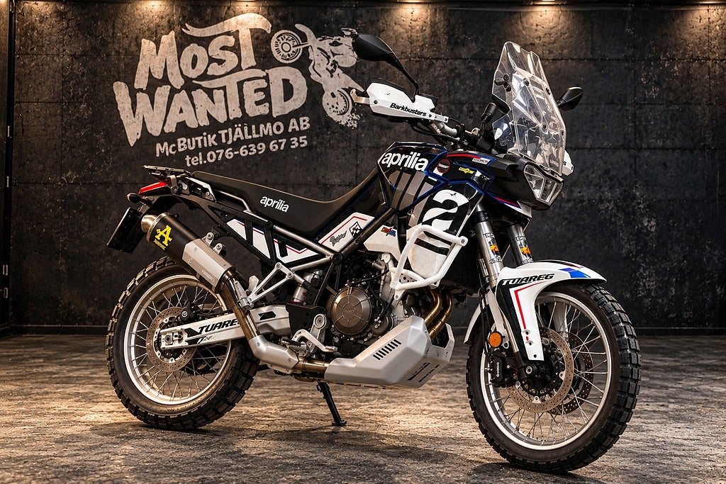 Aprilia Tuareg 660 – Arrow / Quickshifter / 760 mil (UPG08P) - Bytbil.com