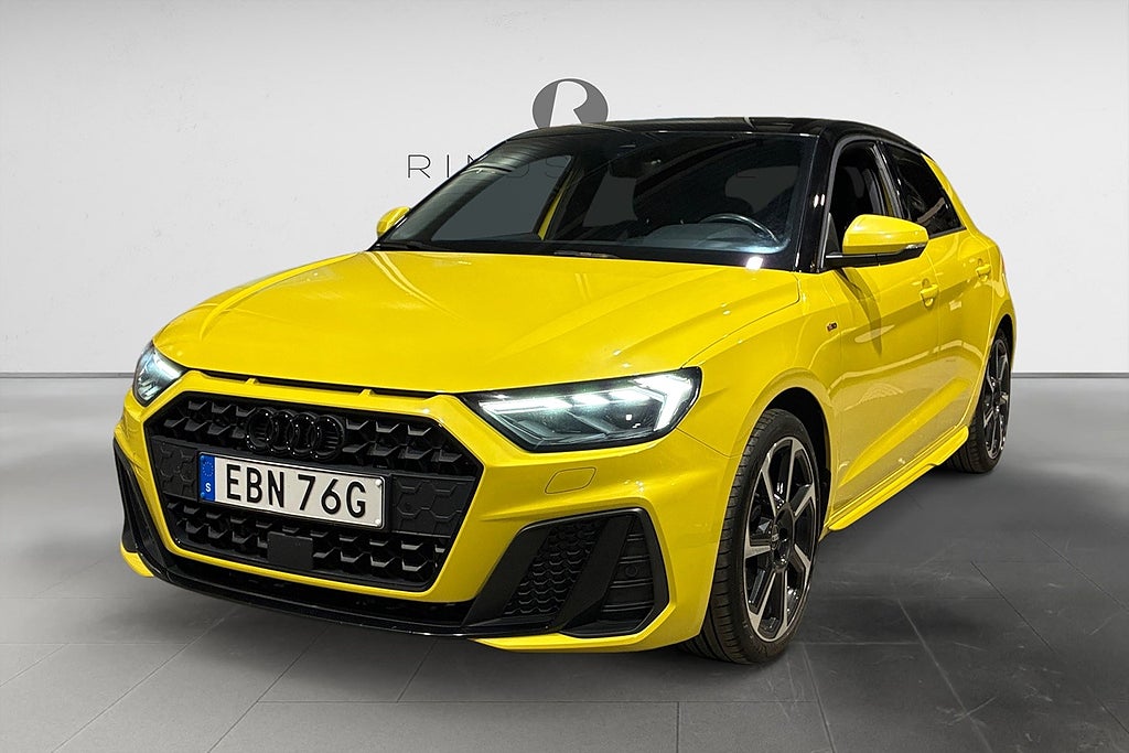 Audi A1 SB 35 TFSI 150HK AUT S-LINE B-KAMERA CARPLAY KEYLESS