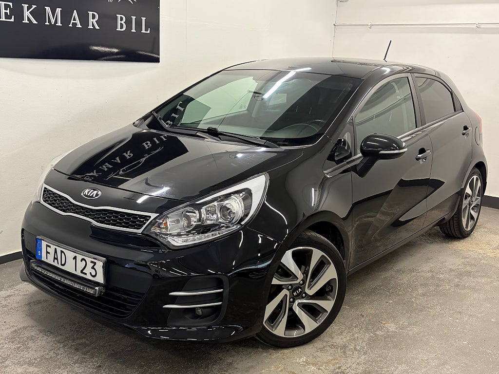 Kia Rio 5-dörrar 1.2 CVVT GLS|Ny-serv|Ny-bes|1-ägare|B-kam