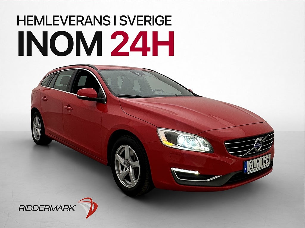 Volvo V60 D4 AWD Momentum Värmare Drag 0,59l/mil Rattvärme