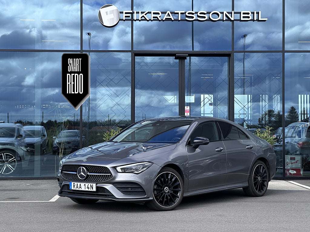 Mercedes-Benz CLA 250 e 8G AMG/Pano/Värmare/B-kamera/Navi/ Snart Redo! /