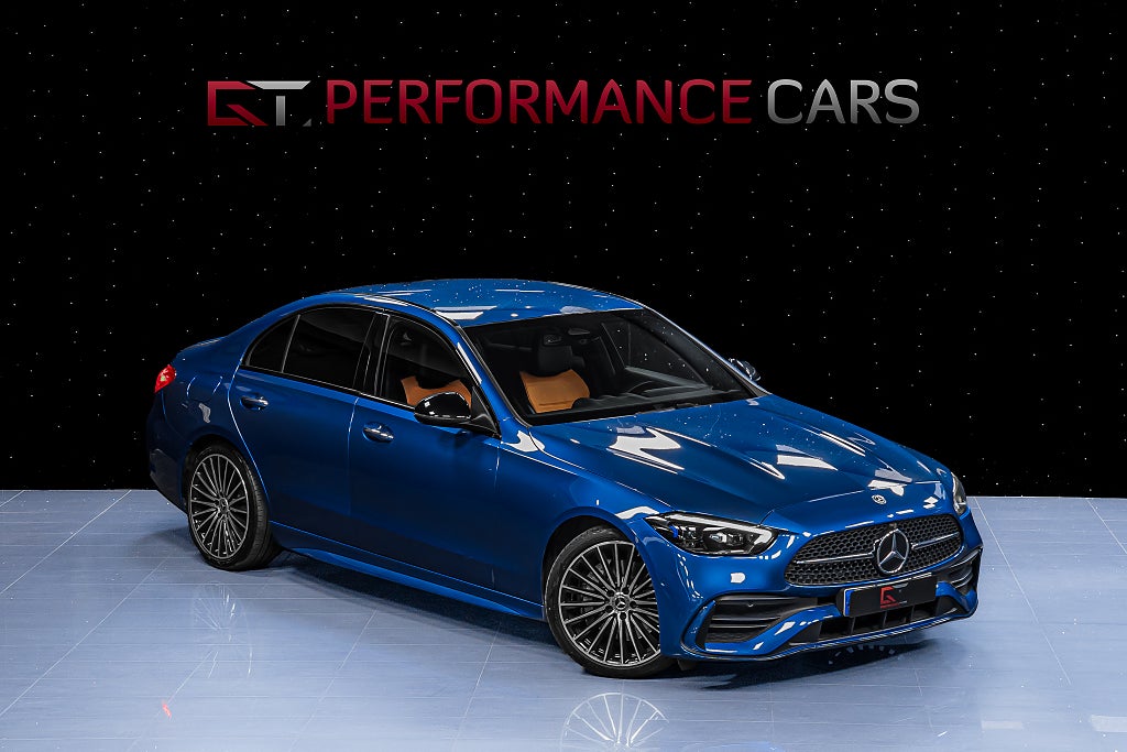 Mercedes-Benz C200 AMG Line Bur-3D 19Tum NightPack 360* Akustik P-Värme