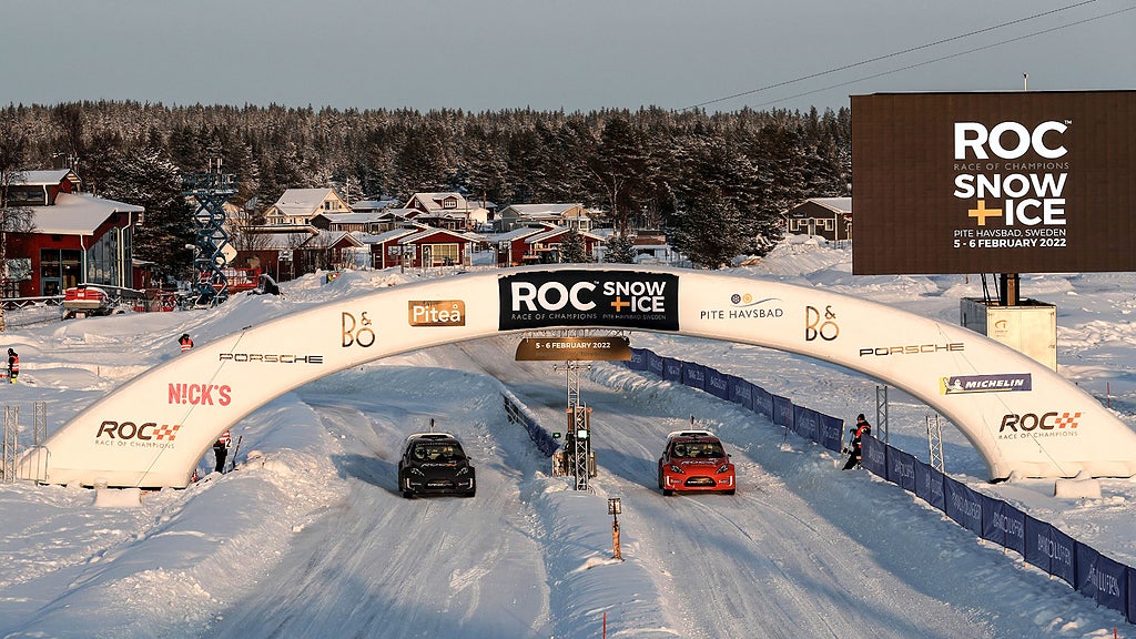 Race of Champions återvänder till Piteå Havsbad nästa år. Foto: Race of Champions 