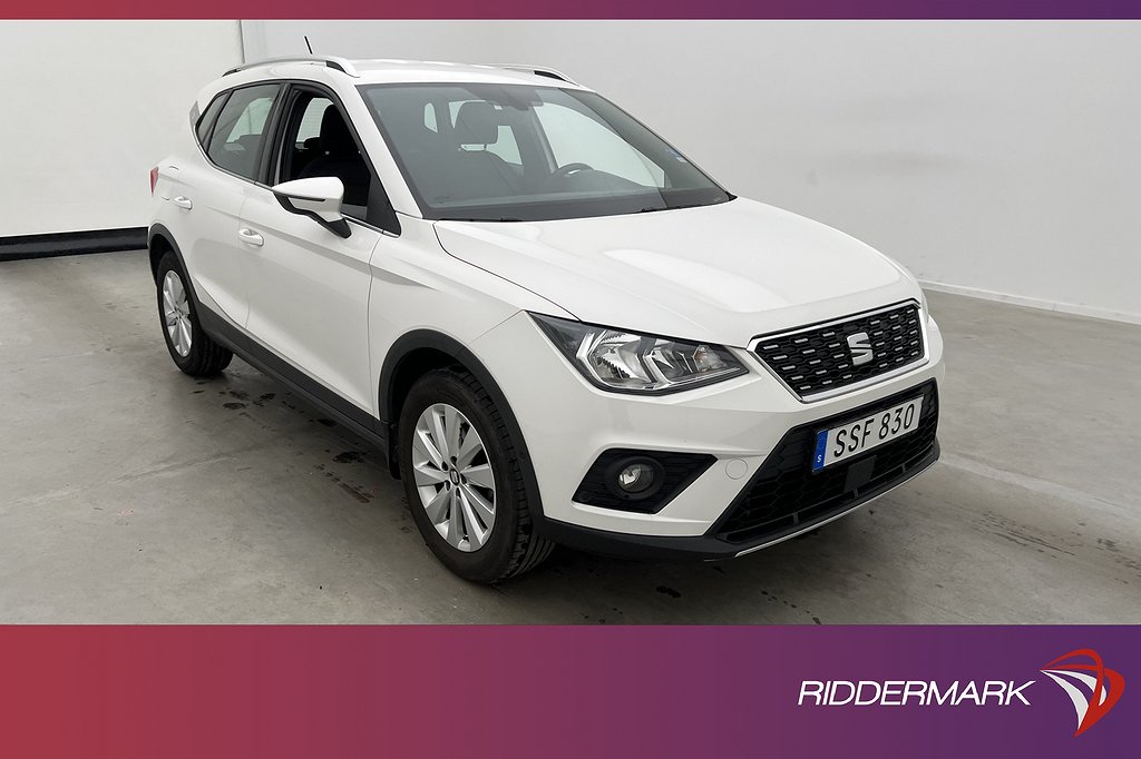 Seat Arona 1.0 TSI 115hk Xcellence Kamera Sensorer 0,49l/Mil