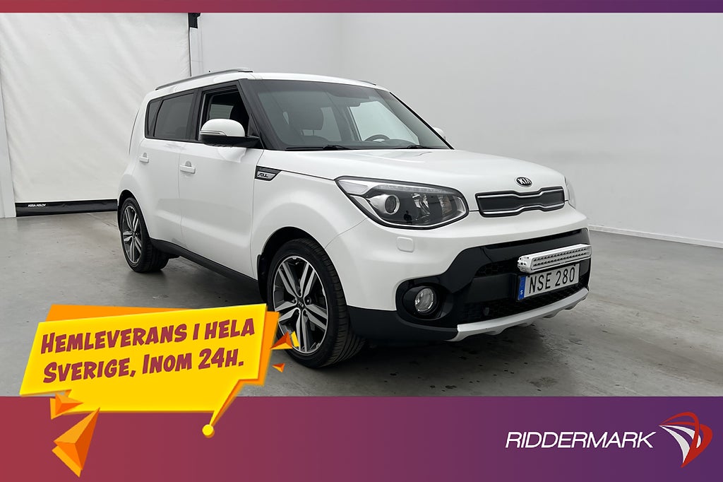 Kia Soul 1.6 GDI 132hk LED-Ramp Kamera Navi CarPlay Dragkrok