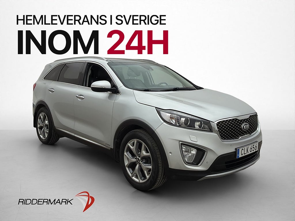 Kia Sorento 2.2 CRDi AWD 7Sits Pano Infinity Skinn BLIS 200h