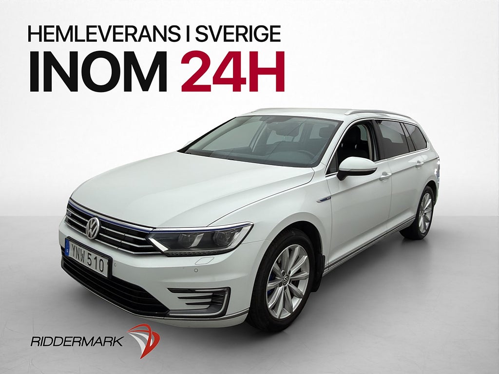 Volkswagen Passat GTE 1.4 TSI 218hk Kamera Värm CarPlay Drag