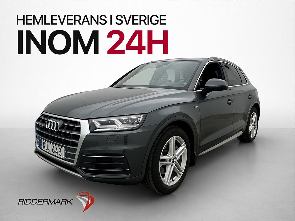 Audi Q5 2.0 TDI Quattro 190hk S-Line Dragkrok Kamera Keyless