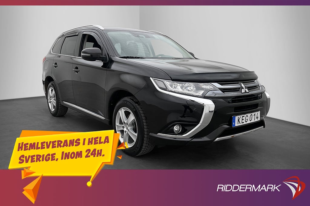 Mitsubishi Outlander PHEV AWD 203hk Comfort Kamera Låg skatt