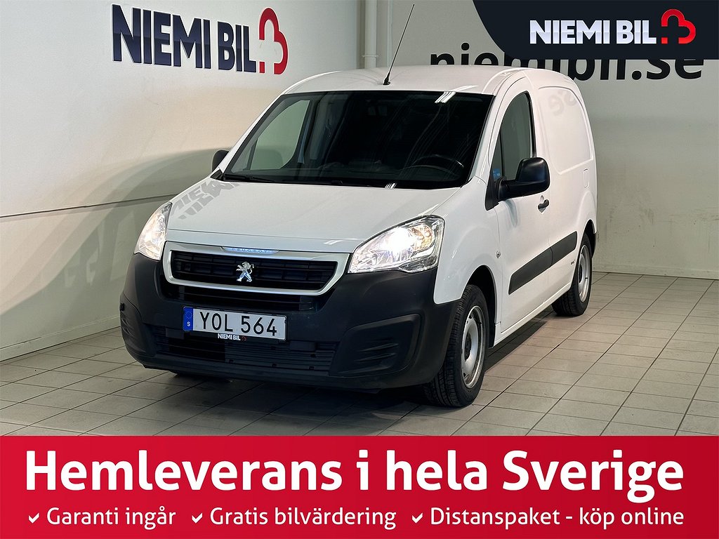 Peugeot Partner Skåpbil 1.6 BlueHDi Farthållare MoK SoV MOMS