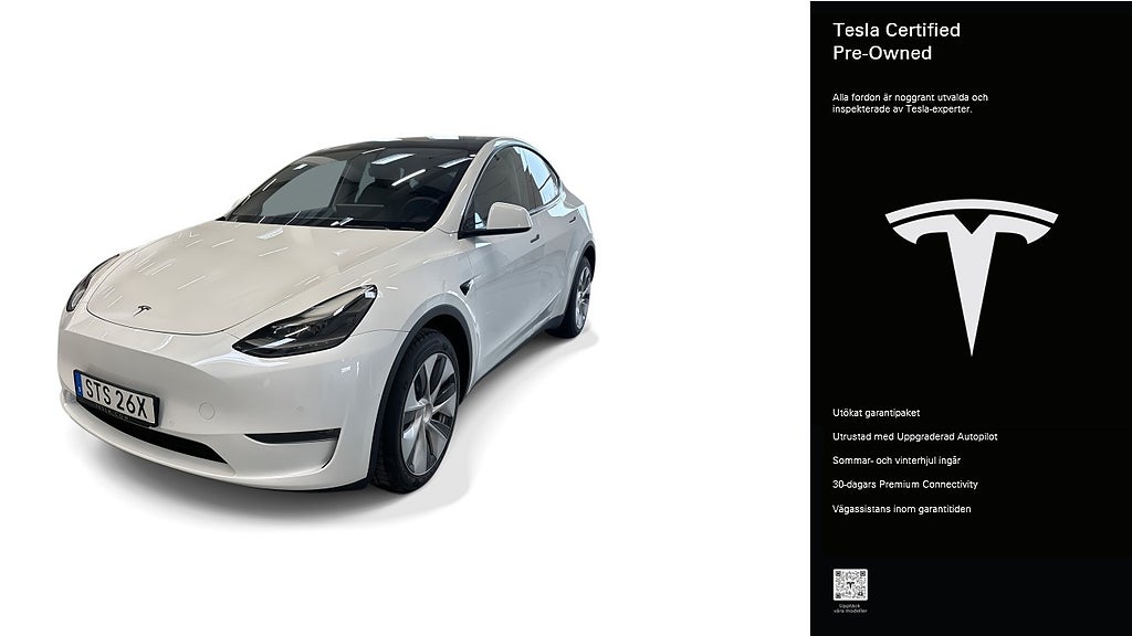 Tesla Model Y Long Range AWD Certified Pre-Owned 3,84% ränta