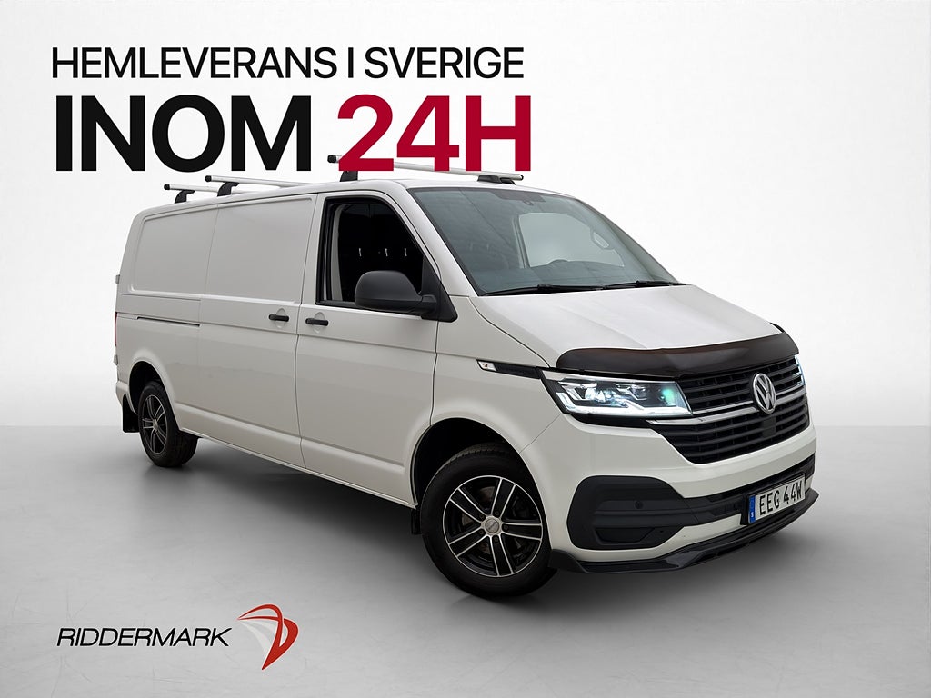 Volkswagen Transporter L2 Värm Drag LED Kamera CARPLAY Moms