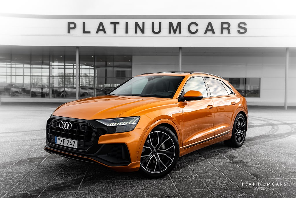 Audi Q8 50 TDI Q S-Line 286hk / Optik / Drag / Värmare