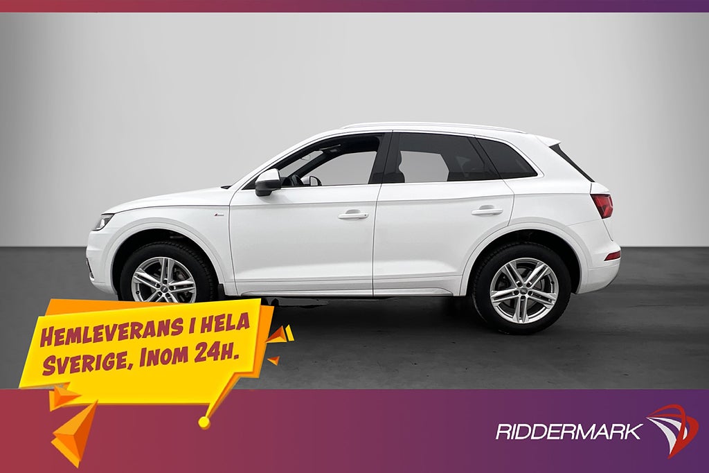 Audi Q5 2.0 TDI 190hk Quattro Full S-Line Dragkrok Värmare