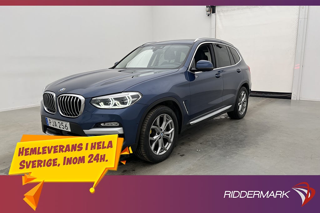 BMW X3 xDrive20d 190hk X-Line Kamera HiFi HUD Navi Ambient