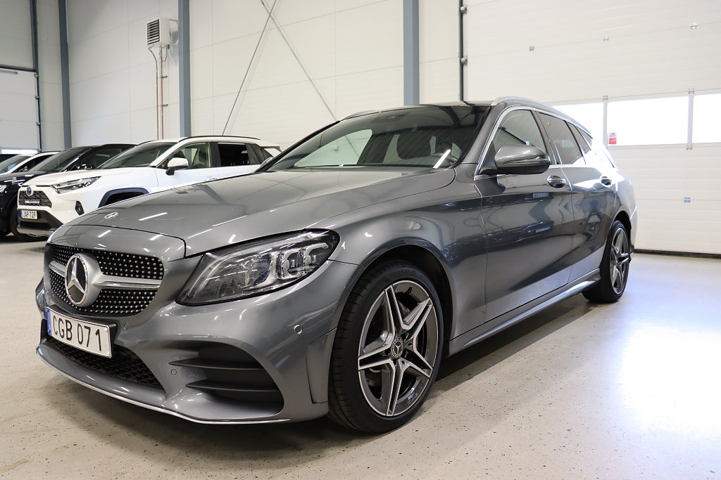 Mercedes-Benz C 220 T d 4M 9G AMG Navi Burmester Pano B-Kamera 194hk