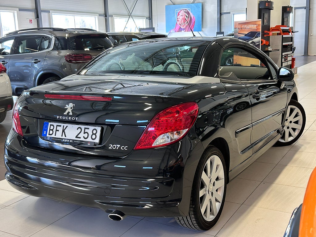 Peugeot 207 CC Active 1.6 VTi 120hk Nyservad Euro 5 thumbnail