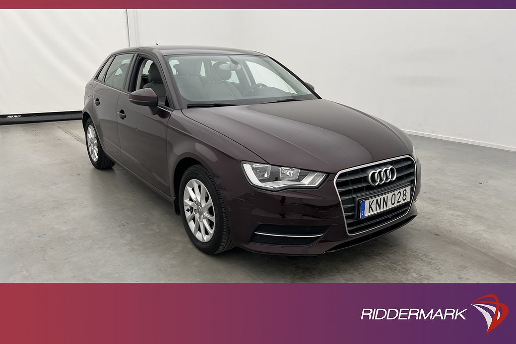 Audi A3 Sportback TFSI 125hk Attraction Värm Navi Sensorer