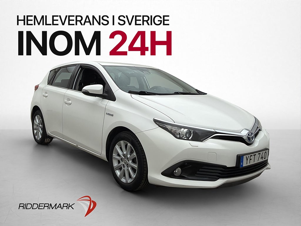Toyota Auris Hybrid 136hk Active Kamera Farthåll  0.36 l/mil