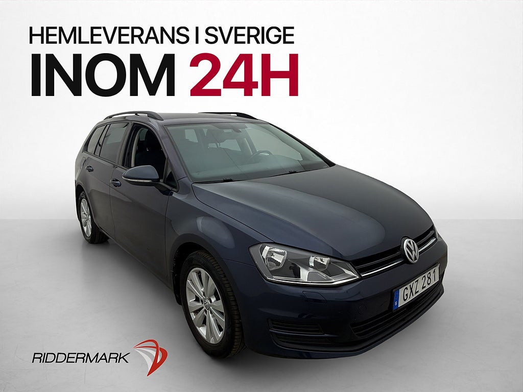 Volkswagen Golf SC 1.2 TSI 110hk Kamera Rattvärme Dragkrok