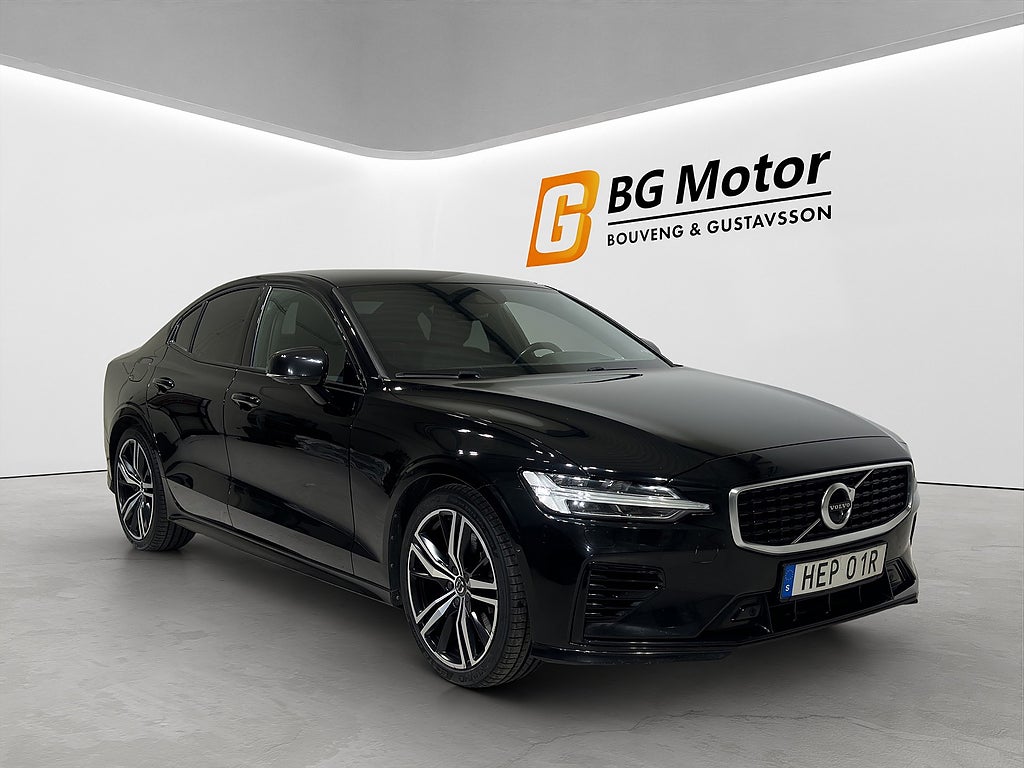 Volvo S60 T6 340HK AWD Plug-in R-Design Värmare/Elstol/HuD/Moms