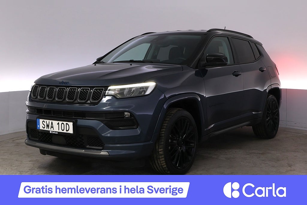 Jeep Compass 4xe AWD Plug in hybrid S Läder Drag V-Hjul