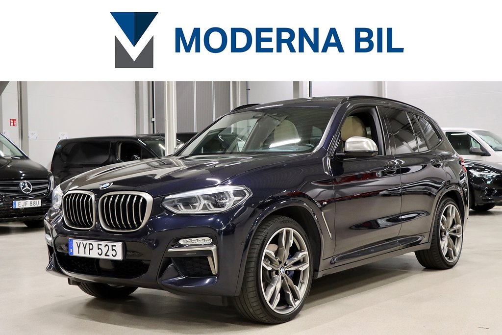 BMW X3 M40i 360HK PANO VÄRMARE DRAG HuD VENTILERADE STOLAR