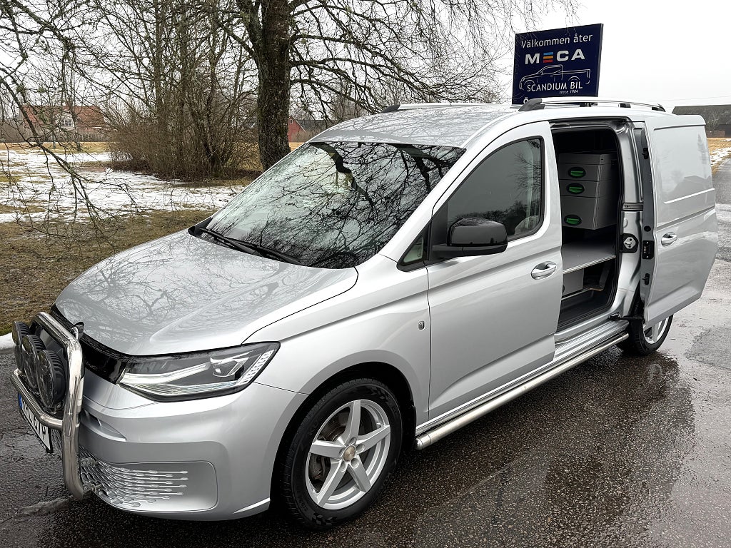 Volkswagen Caddy 122 TDI Automat Dubbelgolv med Inredning