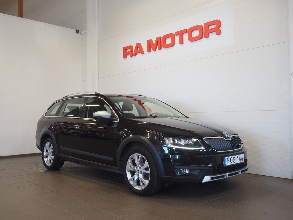 Skoda Octavia Scout 2.0 TDI 4x4 Aut 184hk | Drag | D-värm | 2015