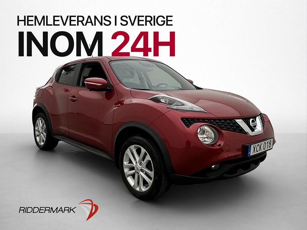 Nissan Juke 1.6 117hk M/K-Värmare 360°Kamera Navi Bluetooth