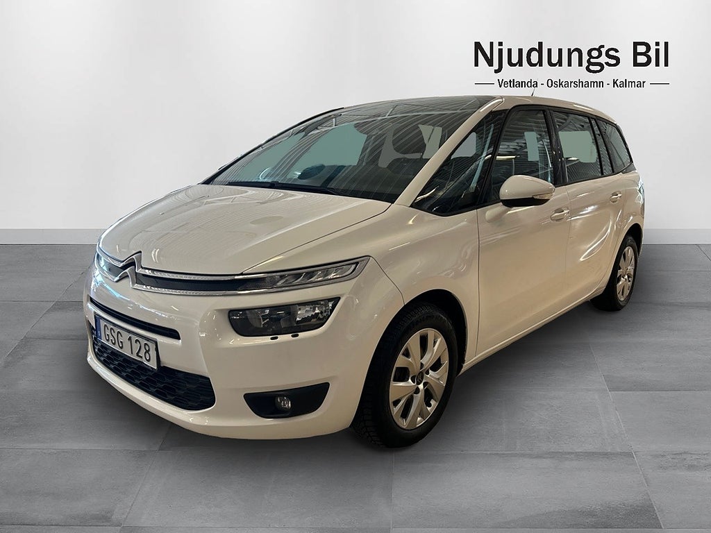 Citroën Grand C4 Picasso 1.2 e-THP Euro 6 Minibuss 7-Sits /Drag/Ny Besiktigad