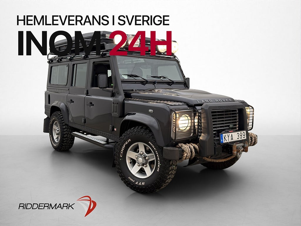Land Rover Defender 110 TD4 4x4 Vinsch Taktält Två-Brukare