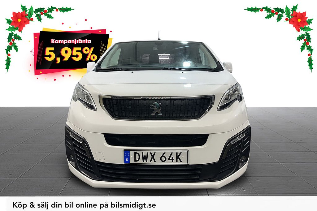 Peugeot e-Expert 50 kWh Drag V-inredd B-Kamera Moms 5,95%*