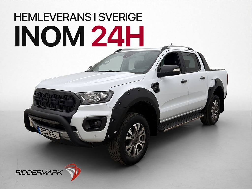 Ford ranger Wildtrak 213hk 4x4 Ny-Kamrem Värm Drag Diff MOMS