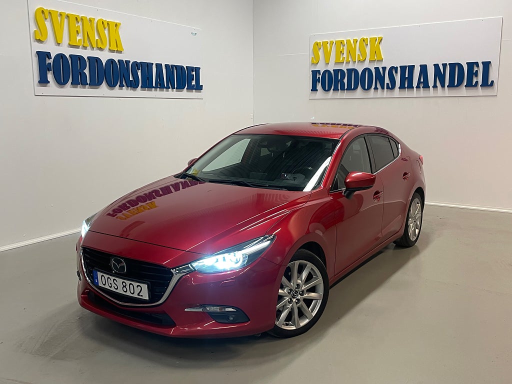 Mazda 3 Sedan 2.2 SKYACTIV-D Välutrustad (Årsskatt = 1103KR)