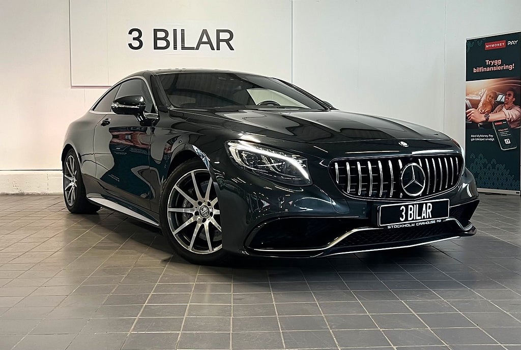 Mercedes-Benz S 63 AMG Coupé 4MATIC Speedshift Pano Sv-Såld Se Spec