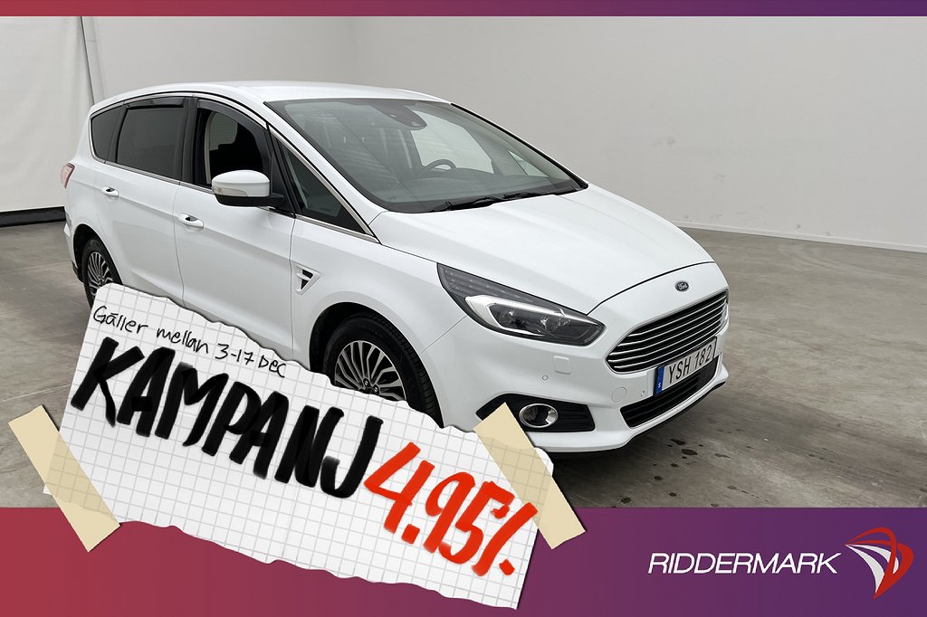 Ford S-Max 2.0 EcoBlue 150hk Titanium 7-Sits N 4,95% Ränta