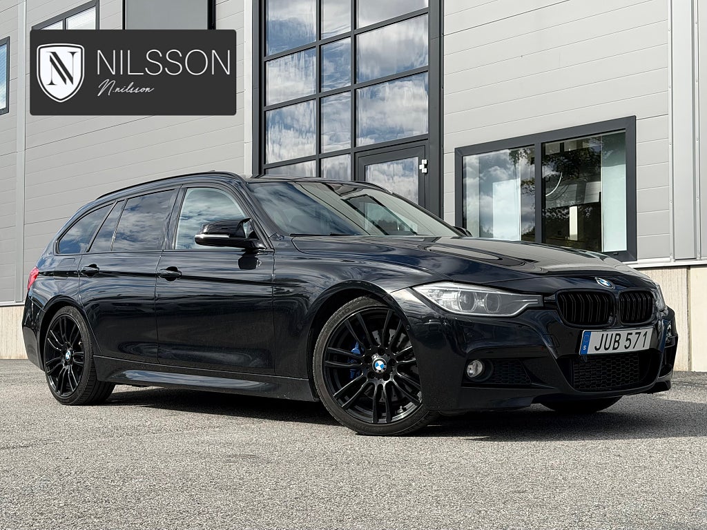 BMW 320D Touring Steptronic M Sport Svart Optik Drag Nyservad