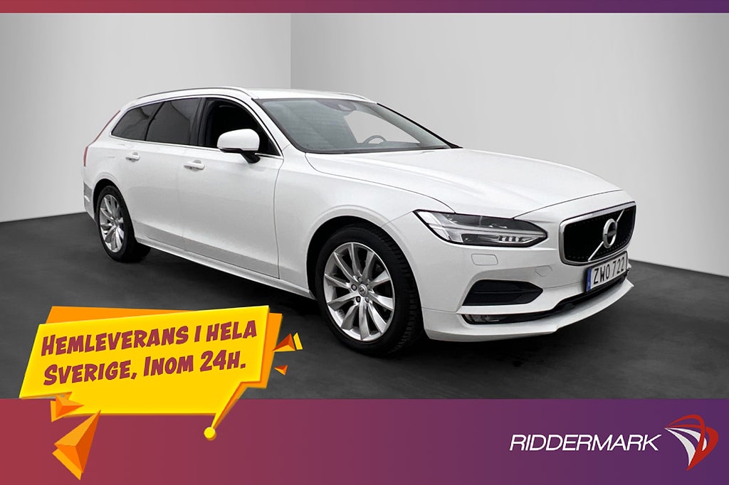 Volvo V90 D4 190hk Momentum VOC Värmare Navi Två-Brukare