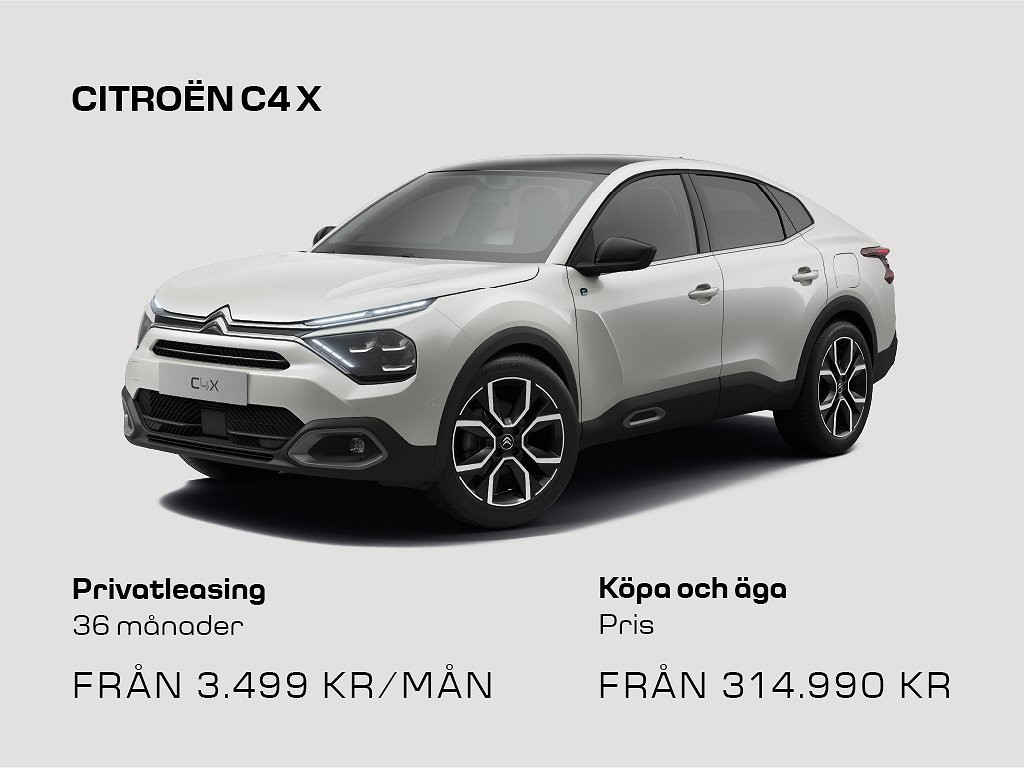 Citroën C4 X SE EDITION AUT/Privatleasing Från 3499:-/mån